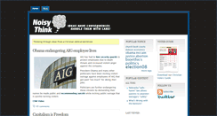 Desktop Screenshot of noisythink.com